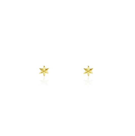 MOMOCREATURA - Micro star studs gold vermeil