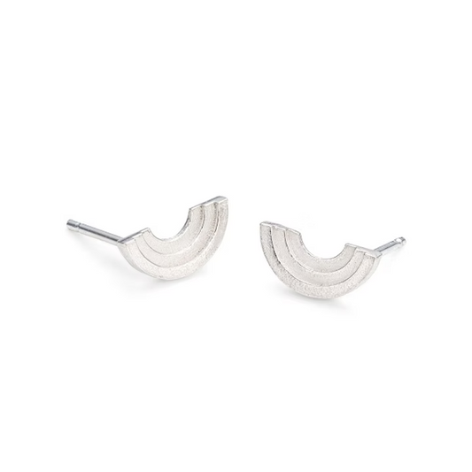 ELIN HORGAN - Opis Stud Earrings, Silver