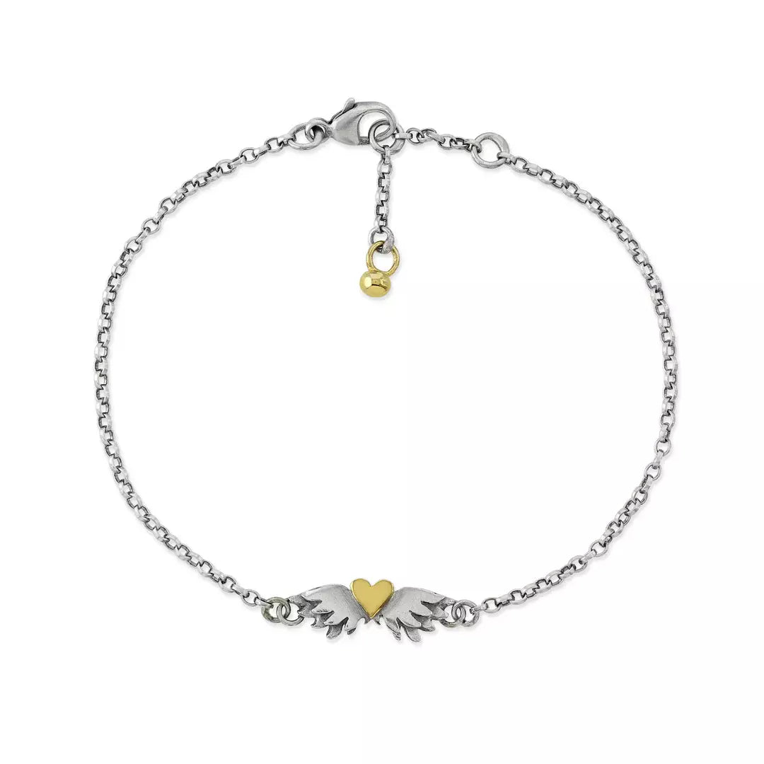 SOPHIE HARLEY - Classic Winged Heart Bracelet