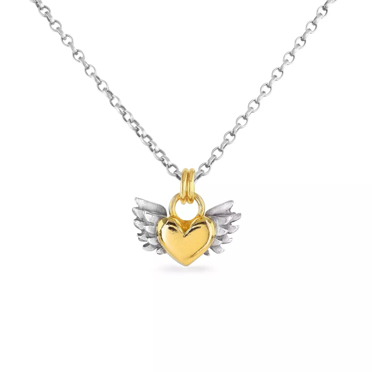 SOPHIE HARLEY - Chubby Winged Heart Necklace