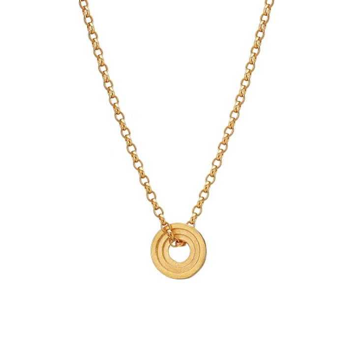 ELIN HORGAN - Artemis Circle Necklace, Gold