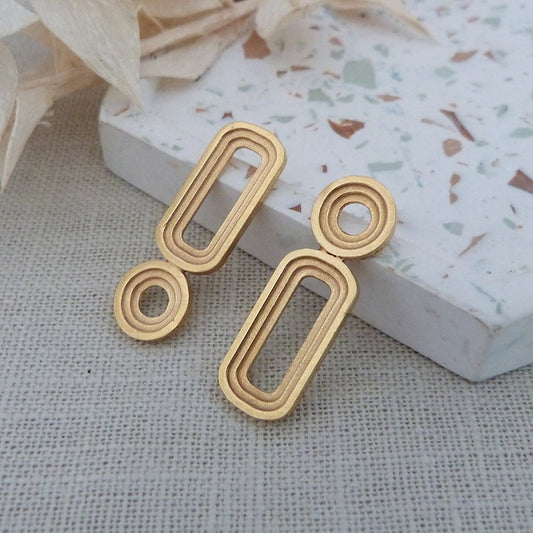 ELIN HORGAN - Asteria Mishmatched Earrings, Gold