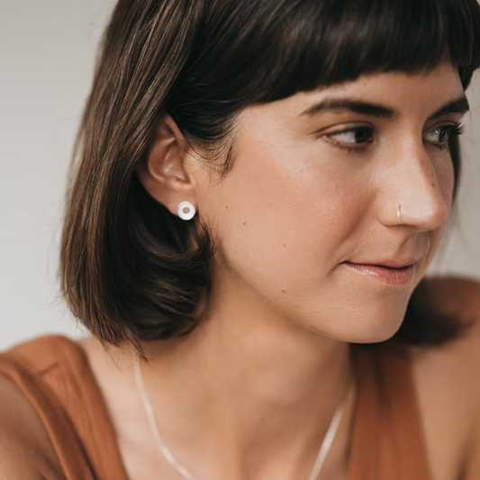 ELIN HORGAN - Ceres Stud Earrings, Silver