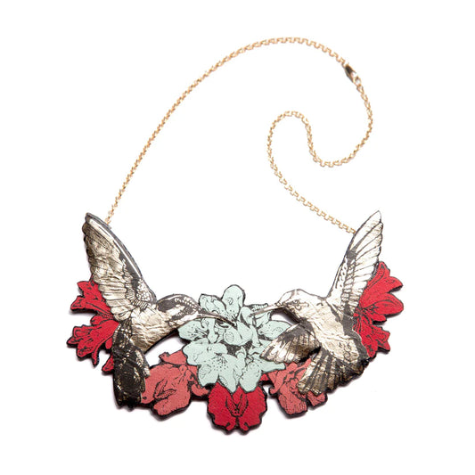 ROSITA BONITA - Orchard Hummingbird Necklace - double