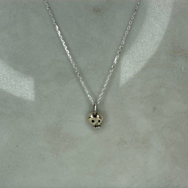 DUXFORD STUDIOS - Small Sterling Silver Skull Necklace