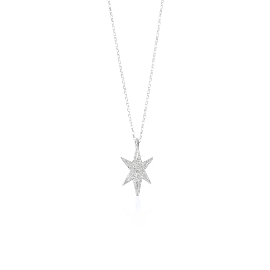 MOMOCREATURA - North star silver necklace silver